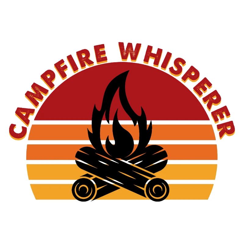 Camping autour d’un feu de camp