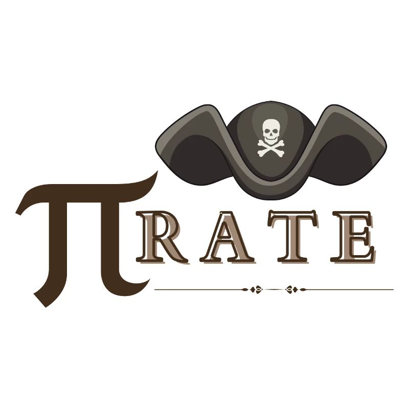Pi Rate Pi Math Symbol Cute Pirate Hat