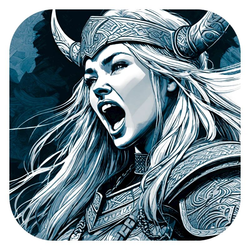 Proud Viking Germanin Shieldmaiden