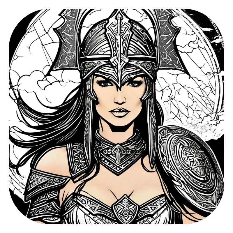 Fière Viking Germanin Shieldmaiden