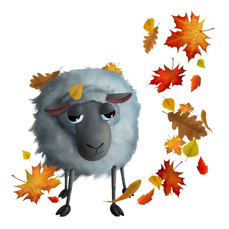 Doux mouton en automne