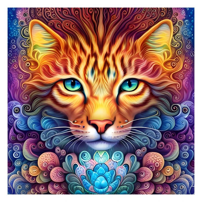 Psychedelischer Katzengeist.