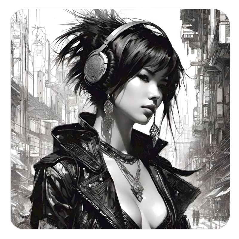 Fille Punk Gothique Cool
