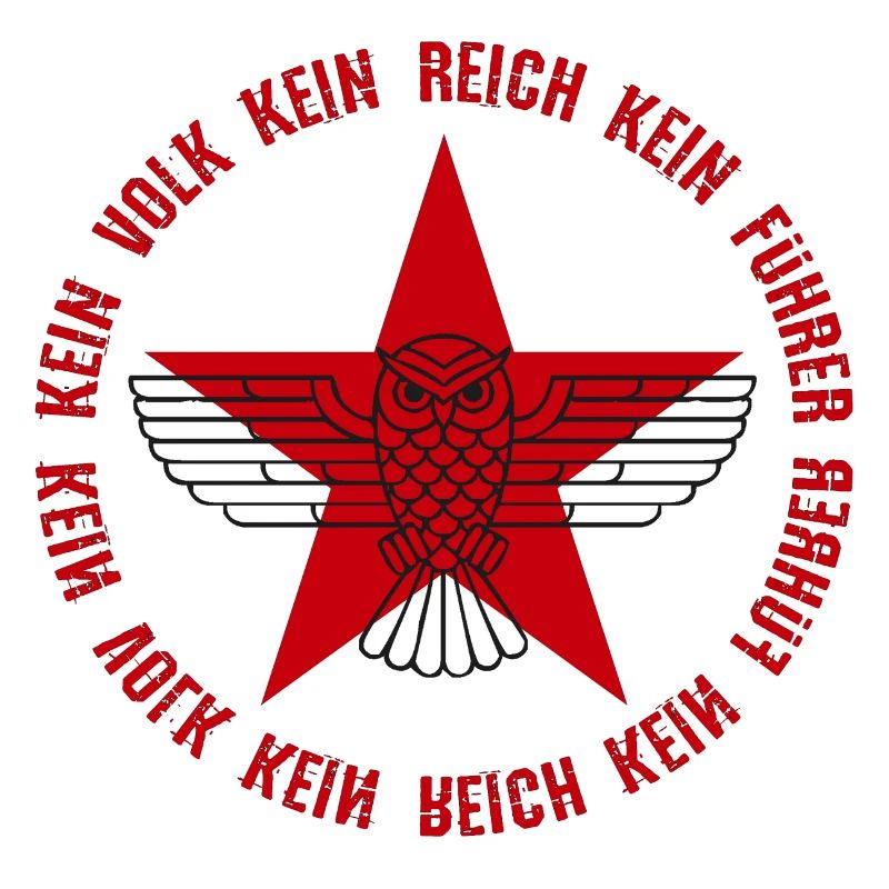ROTER STERN EULE ANTIFA - FCKNZS