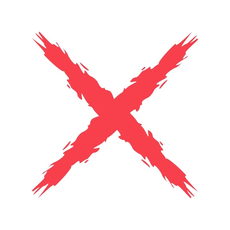 Cross design vector red