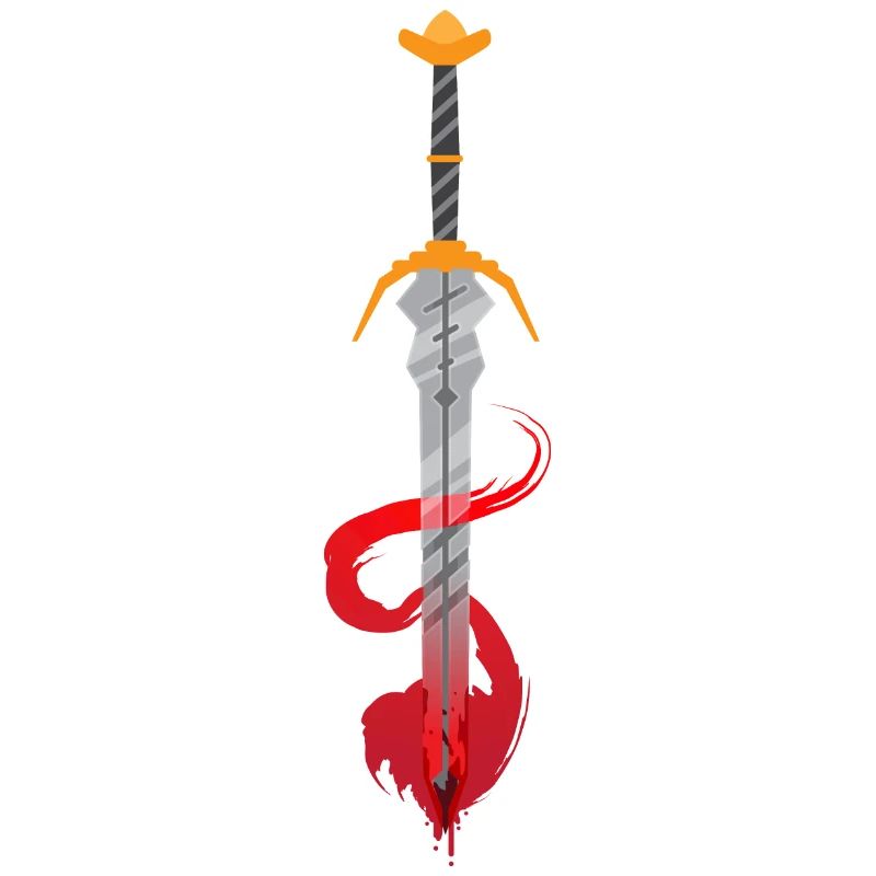 Fantastic knight sword medieval