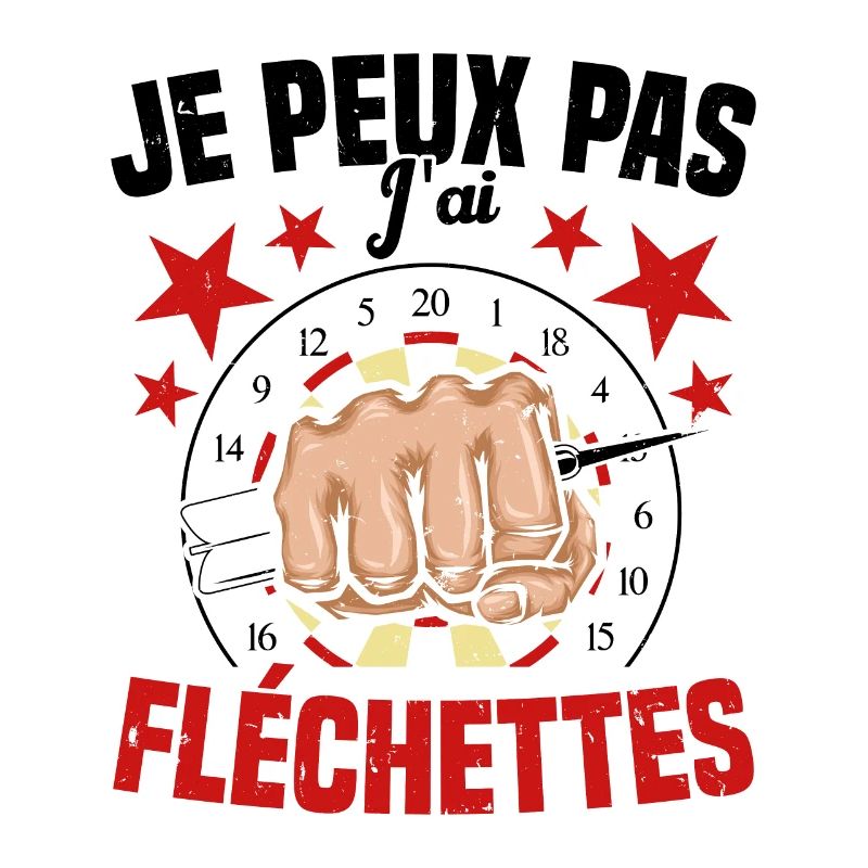 Je Peux Pas J'ai Fléchettes Humour Fléchette