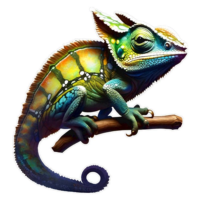 Caméléon camouflage cool