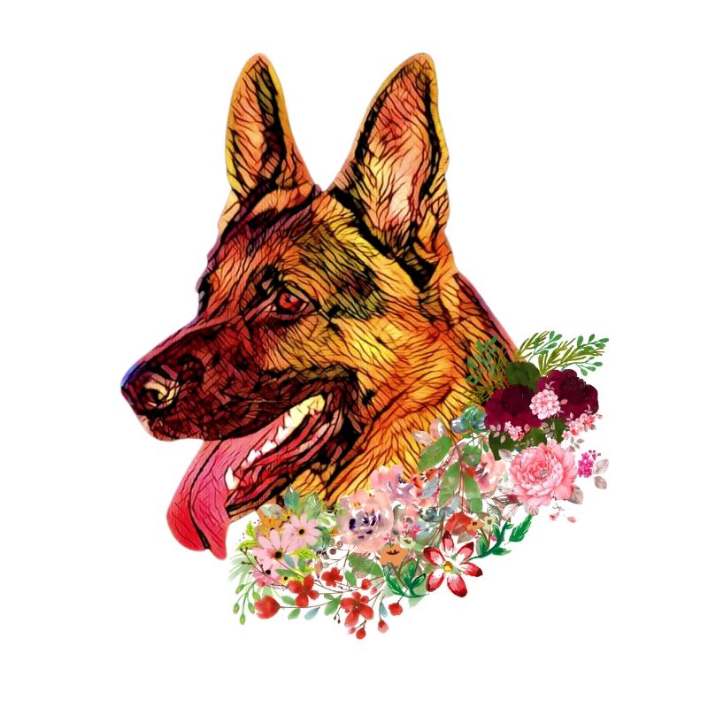 Schäferhund Print Digital Art