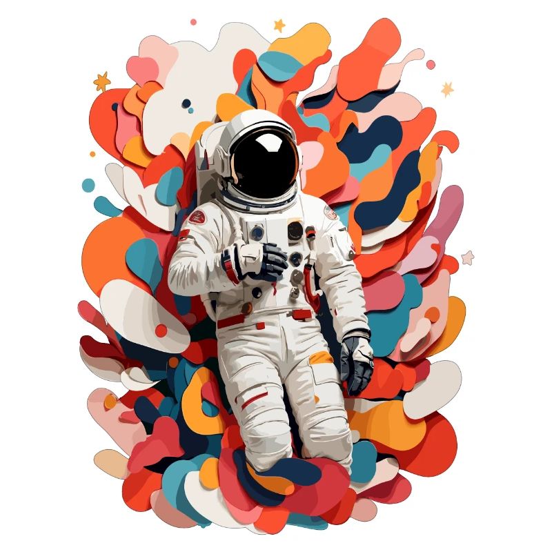 Bunte Astronauten Bild
