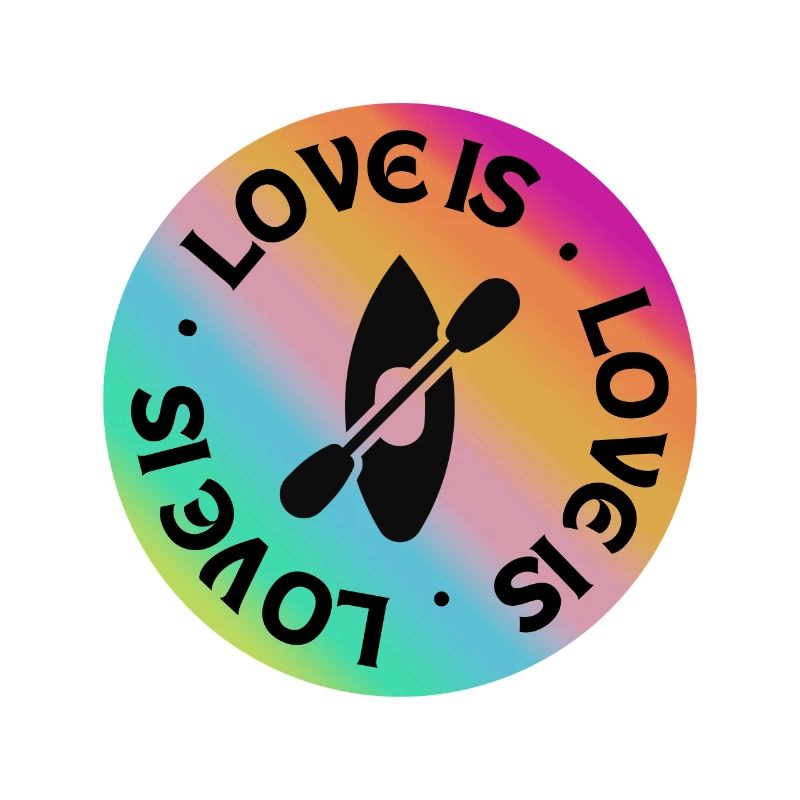 Kayaking: Love is.