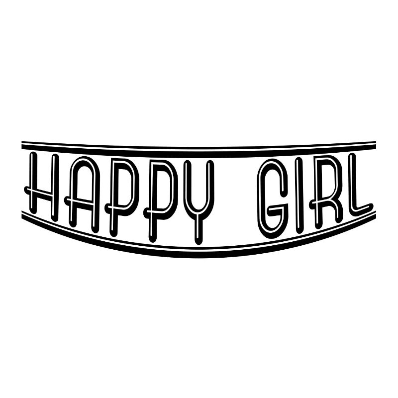 Fille heureuse