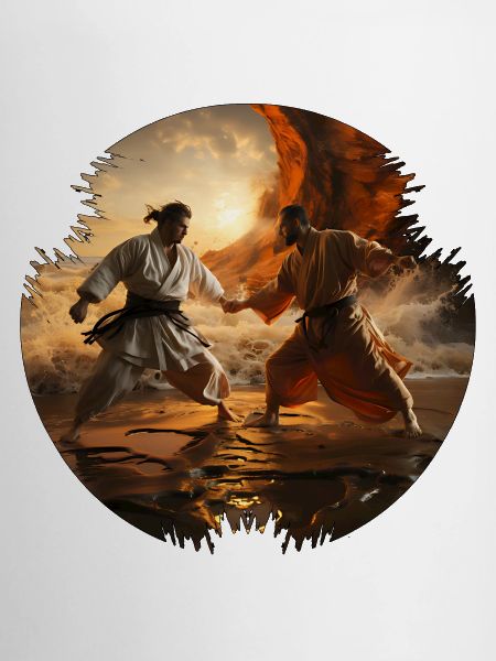 Karate fighters are physically fit