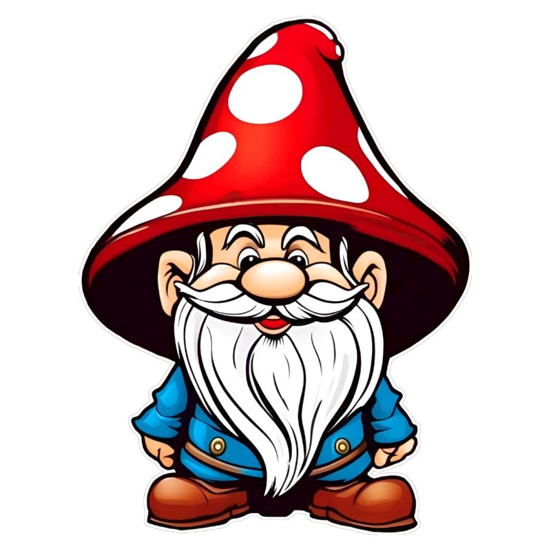 Cute Toadstool Leprechaun