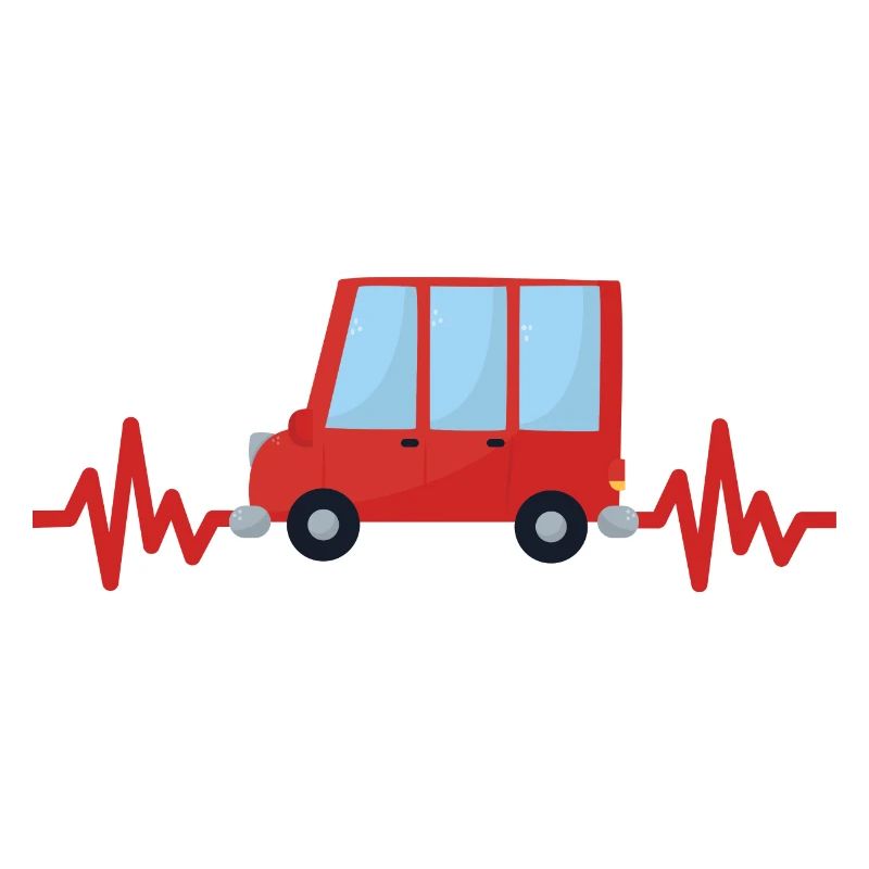 Auto - Wagen - Herzschlag - Autobus - Style