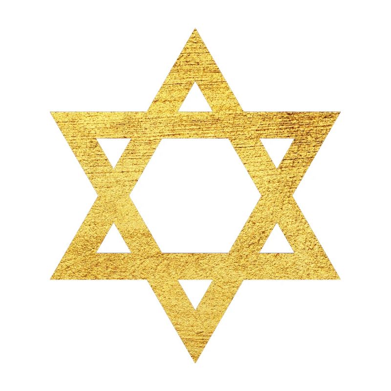 Étoile de la foi de David symbole de protection