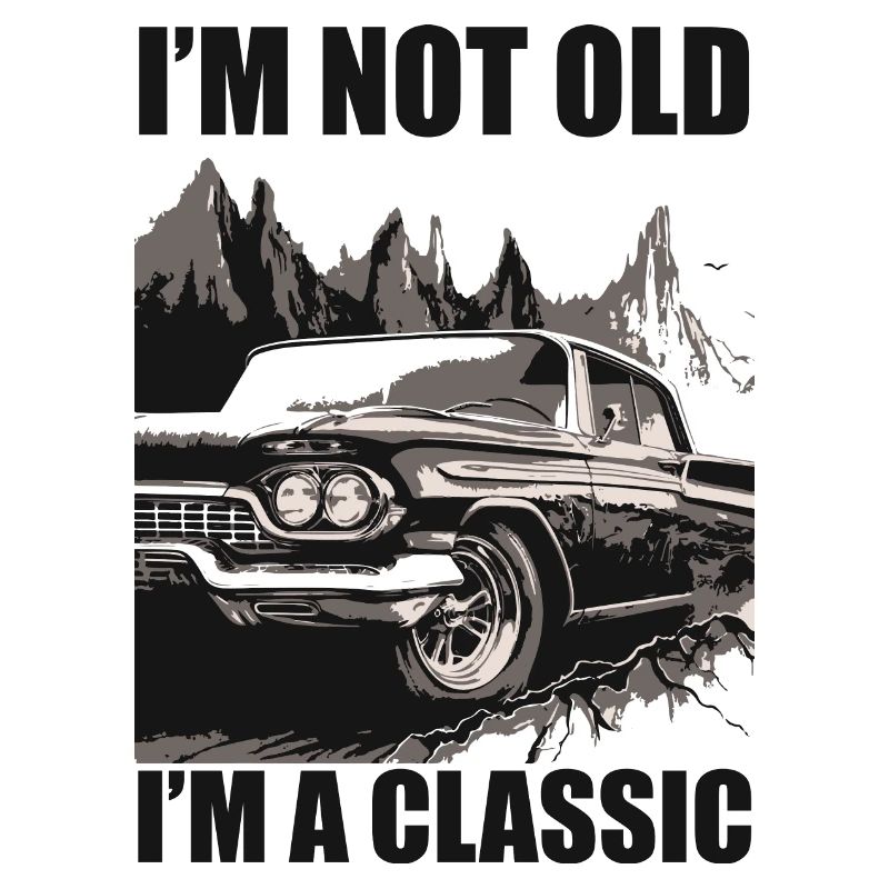 Schwarz-weiße Oldtimer