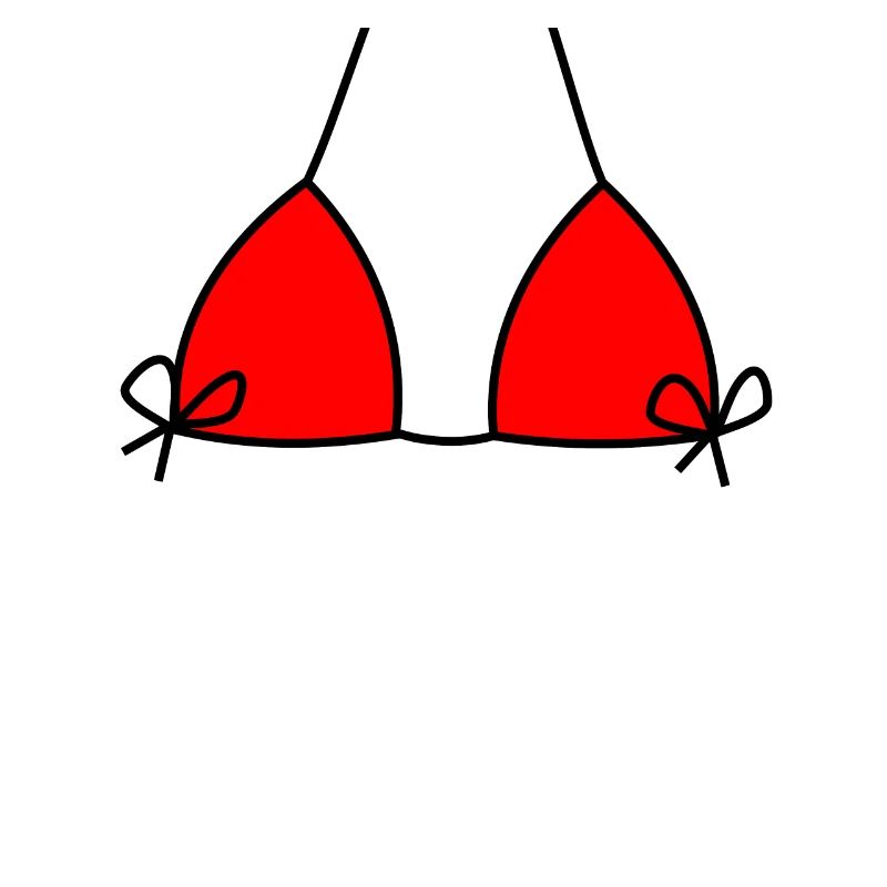 Maillot de bain bikini bikini rouge carnaval