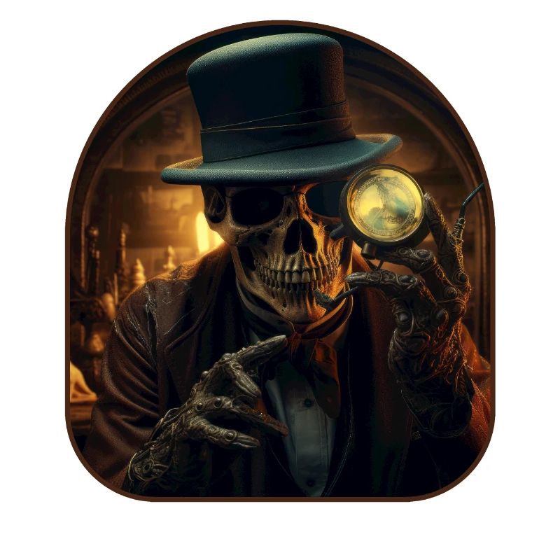 Detective Skeleton Sleuth Rock