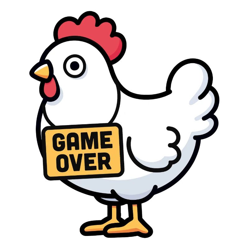 Fin de la partie du poulet