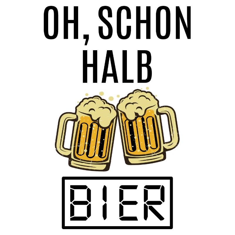 Bier Bierkrug Uhr Bierzelt Biergarten Biertrinker