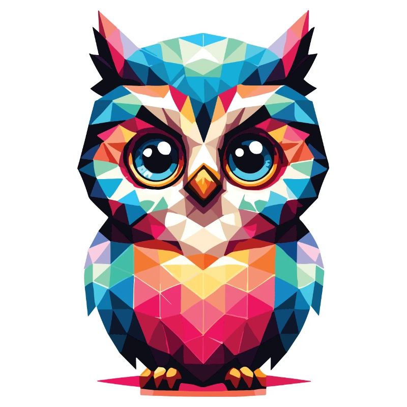Polygon Owl Geometric
