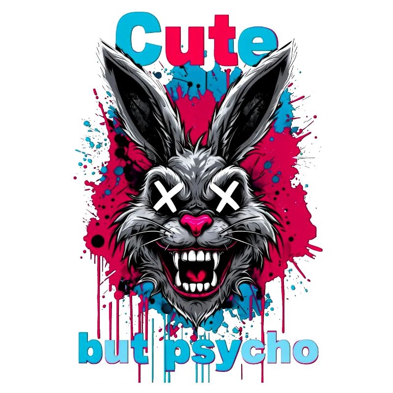 Lapin mignon mais psychique