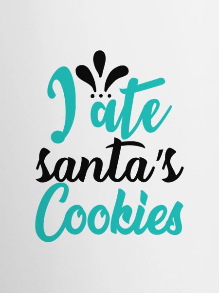 I ate santa cookies