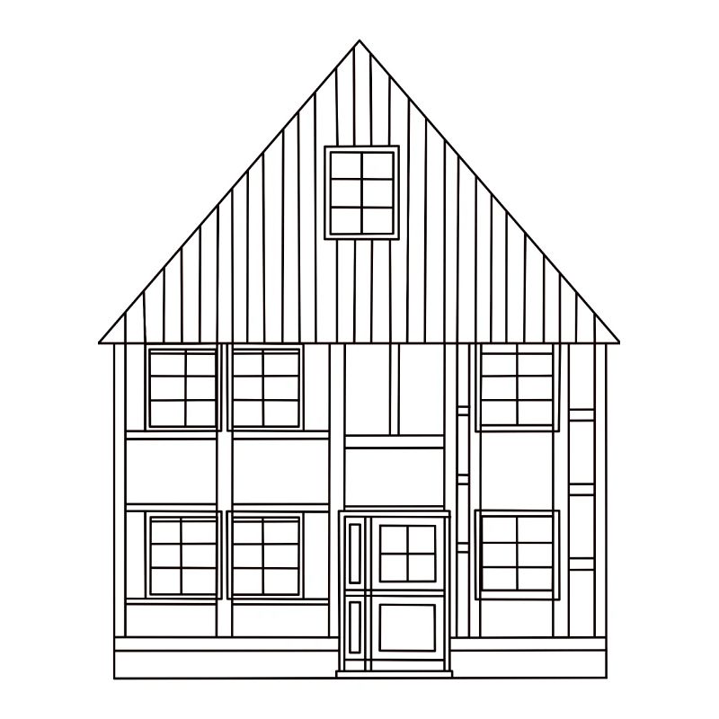 Half-timbered house