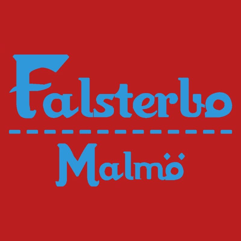 Centrum Malmö – Conception de texte bleu