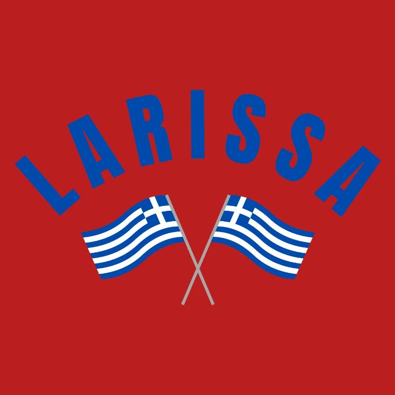 Drapeaux grecs de Larissa