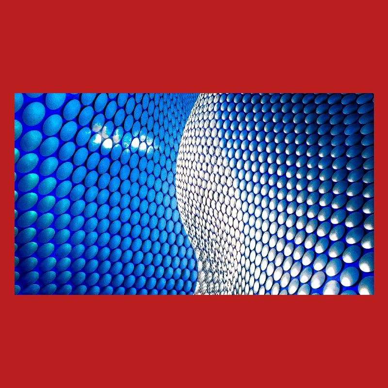 Cobalt Bubblewave Abstract