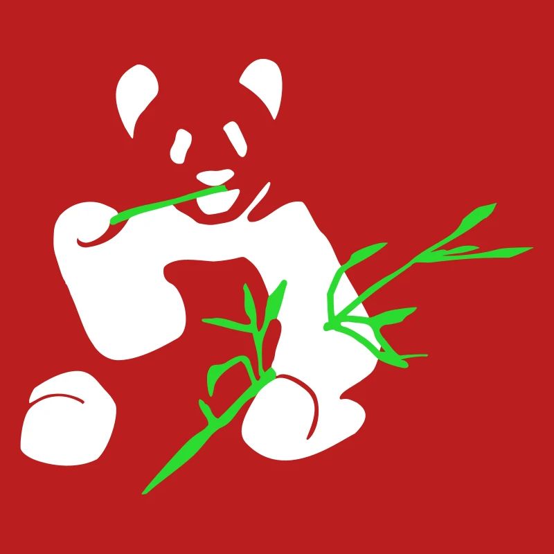 Panda mit Bambus