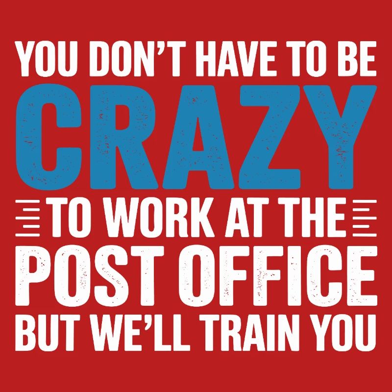 Funny Mail Carrier Postal Post Office Worker