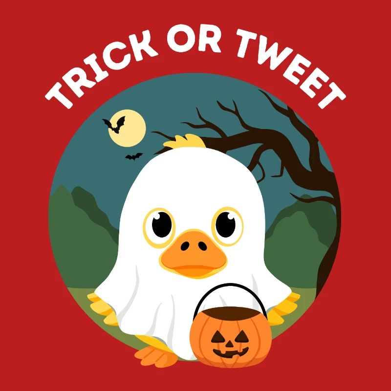 Lustiges Halloween – Süßes oder Tweet Entlein