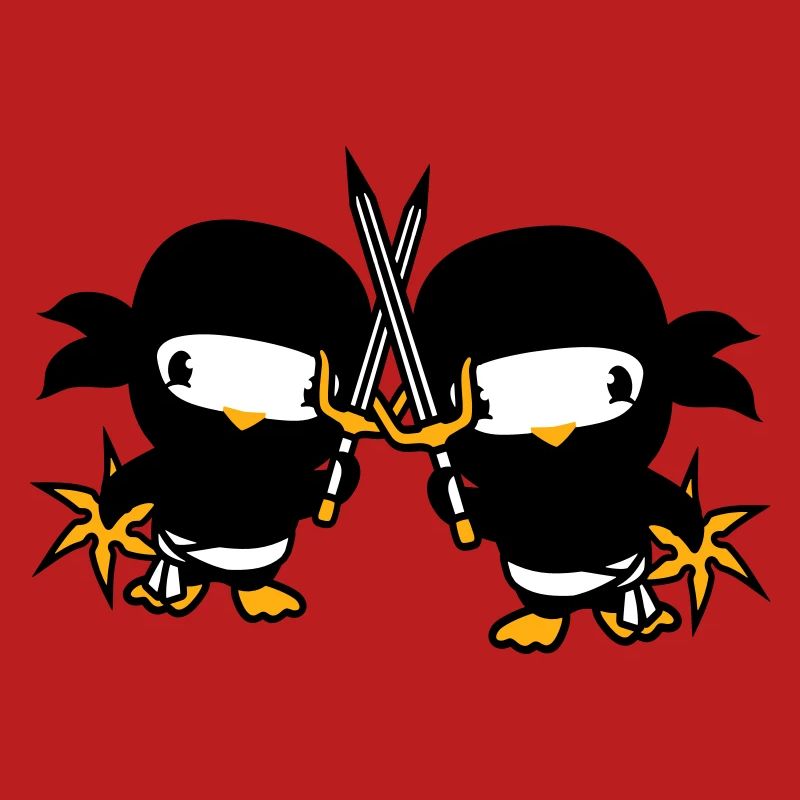 2 Oiseaux Ninja Fighter Assassin Épée Ninja Star