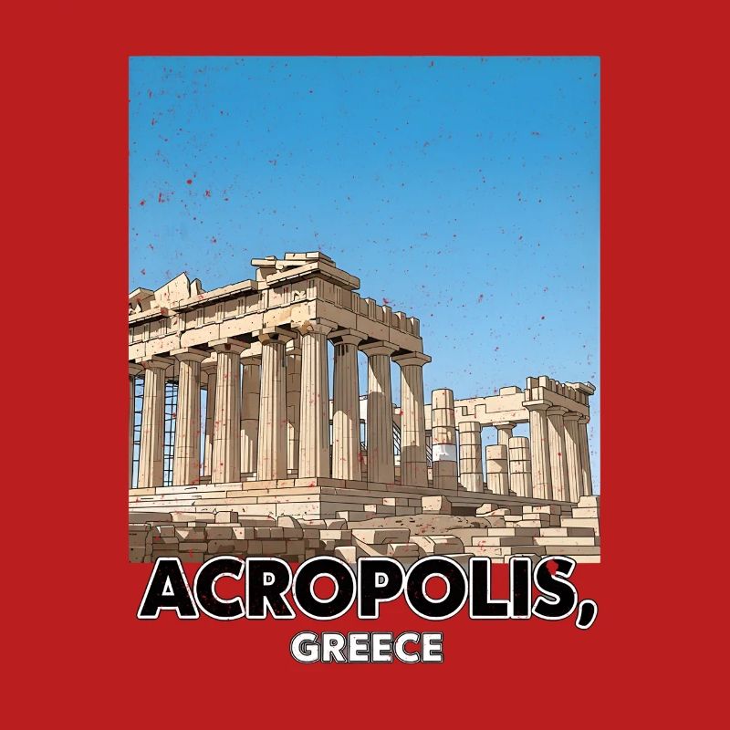 Acropole Grèce Affiche