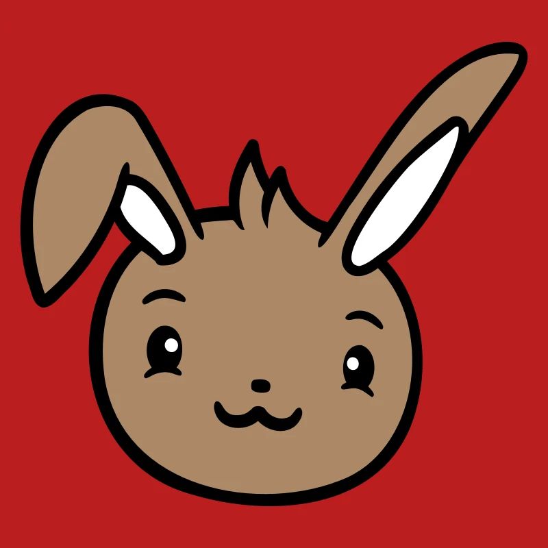 Rabbit Rabbit Looks Cute Happy Friendly