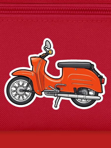Retro Orange Simson Schwalbe Design