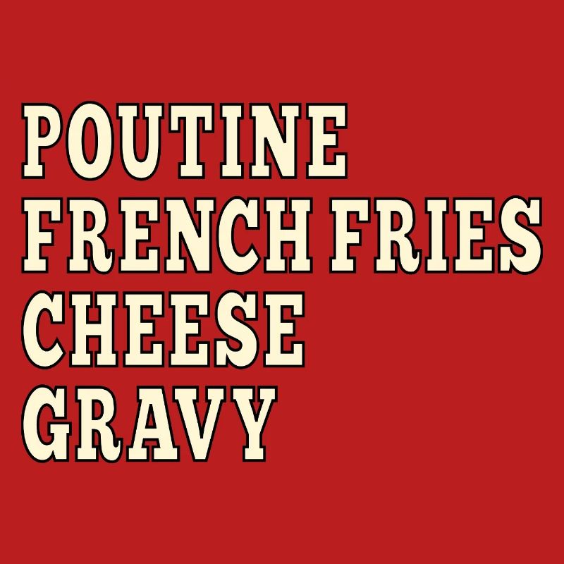 Poutine de restauration rapide canadienne