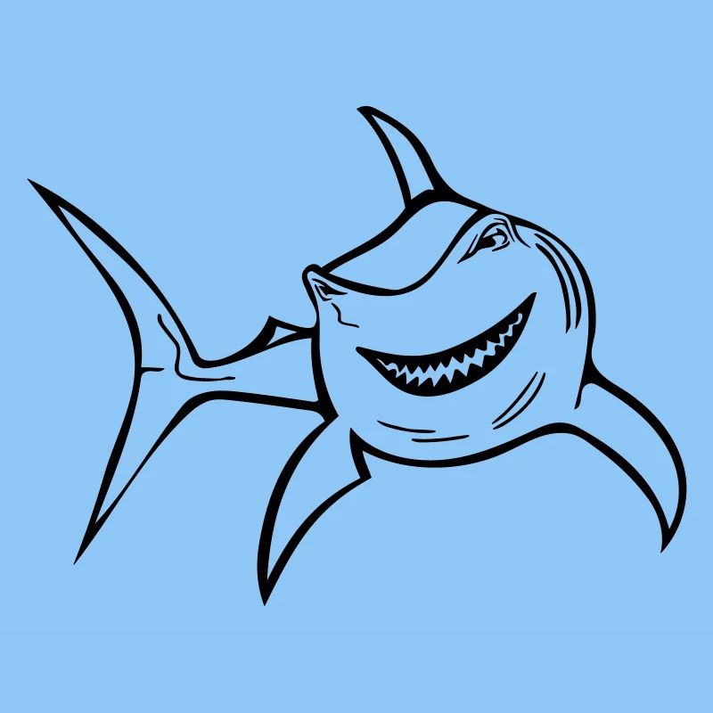 Funny shark