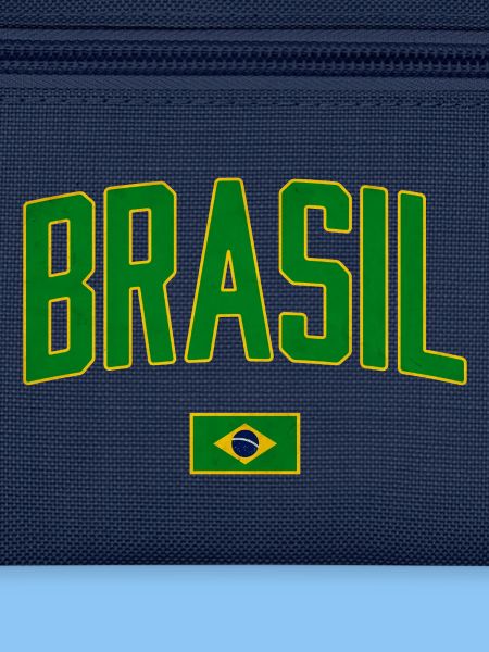 Conception du Brésil avec drapeau national