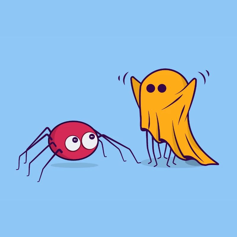 Halloween Spinne Geist Comic Cartoon Comic