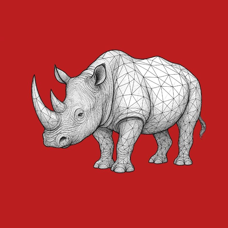 Rhino Wireframe Pattern