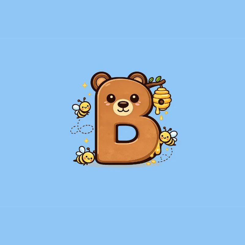 HonigBär Buchstabe B