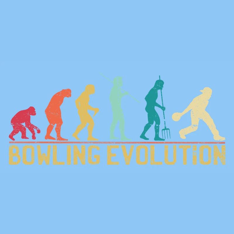 Affiche de voyage Bowlers Evolution