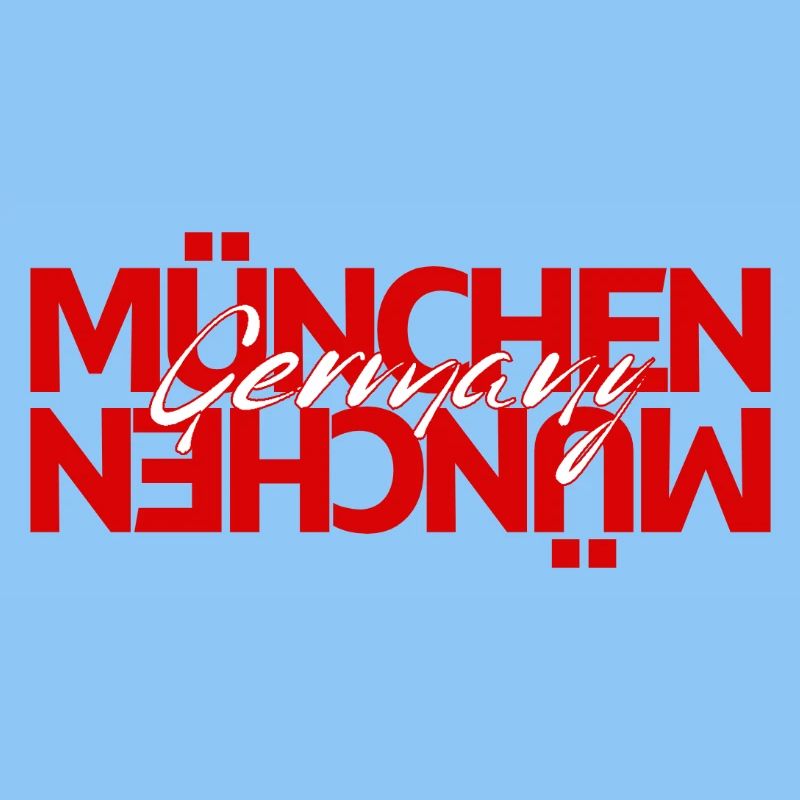 München Germany Script Overlay