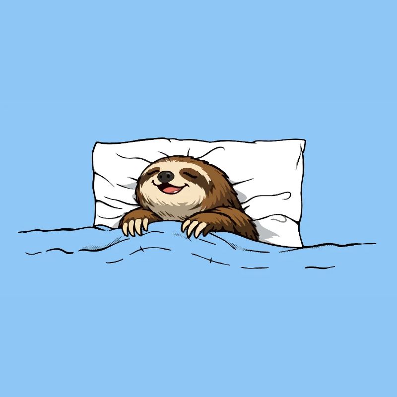 Sleeping Sloth – Cozy Chill Motif