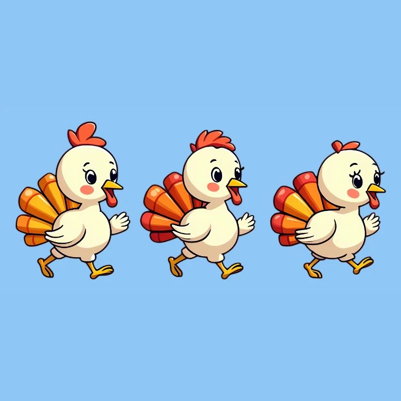 Bébé dinde de Thanksgiving