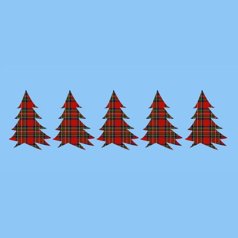 Forest Tartan Trees